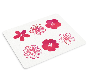 Mouse pad original motivo floral de flores - TenVinilo
