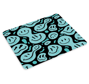 Mouse pad textura elementos de sonrisas alegres - TenVinilo