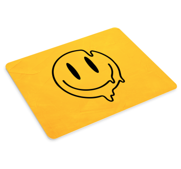 Mouse pad original icono de sonrisa derretida - TenVinilo
