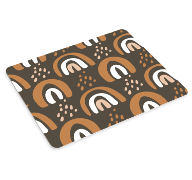 Mouse pad textura arcos abstractos coloridos - TenVinilo