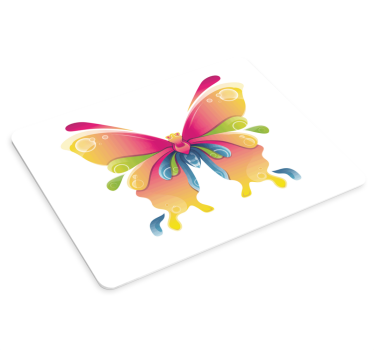 Mouse pad original símbolo de mariposa radiante - TenVinilo