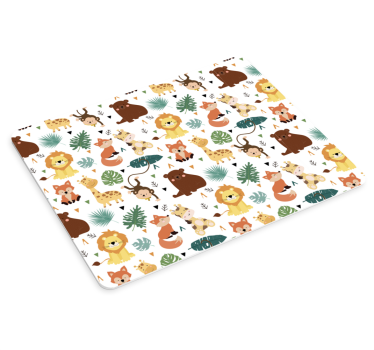 Mouse pad original patrón de animales - TenVinilo