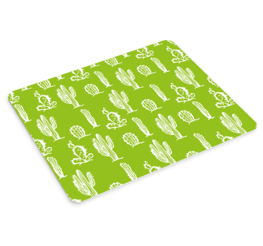 Mouse pad textura arte de patrón de cactus - TenVinilo