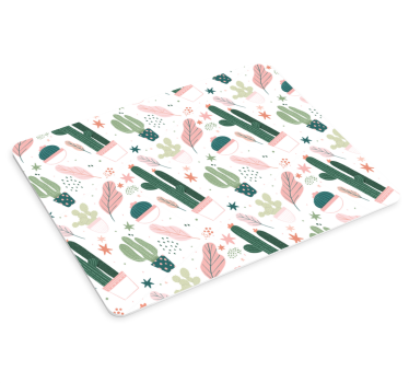 Mouse pad textura patrones de hojas de cactus - TenVinilo