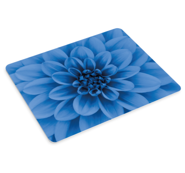 Mouse pad textura pétalos azules florales - TenVinilo