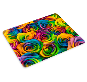 Mouse pad textura arreglo de rosas vibrantes - TenVinilo