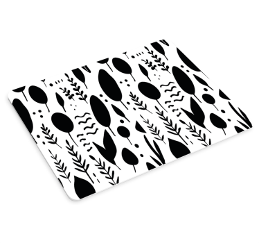 Mouse pad textura formas de hojas abstractas - TenVinilo