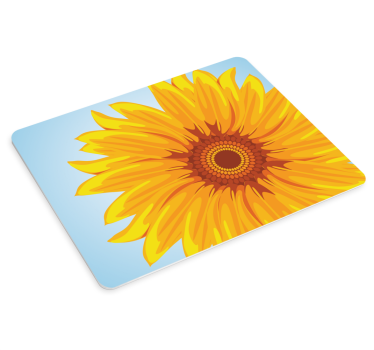 Mouse pad original motivo de girasoles brillantes - TenVinilo