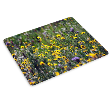 Mouse pad original fondo floral vibrante - TenVinilo