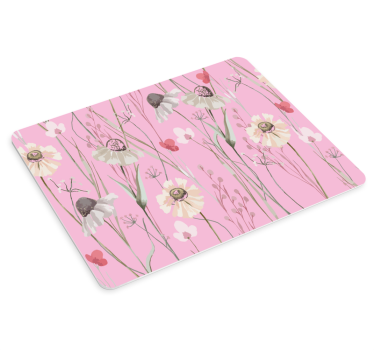 Mouse pad textura fondo rosa floreciente - TenVinilo