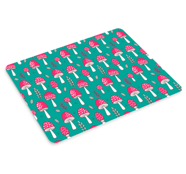 Mouse pad textura motivo hongo divertido - TenVinilo