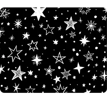 Mouse pad textura composición noche estrellada - TenVinilo