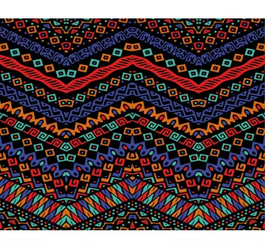 Mouse pad textura motivo geométrico vibrante - TenVinilo
