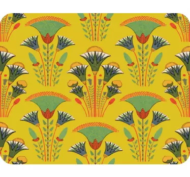 Mouse pad textura ilustración floral vibrante - TenVinilo
