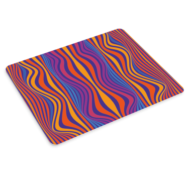 Mouse pad textura patrón de olas vibrantes - TenVinilo