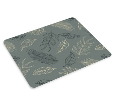 Mouse pad textura motivo natural de hojas - TenVinilo