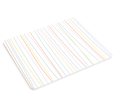 Mouse pad textura superficie a rayas coloridas - TenVinilo