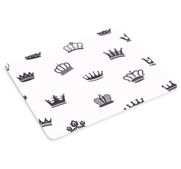 Mouse pad textura puntos con patrón de corona - TenVinilo