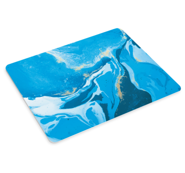 Mouse pad textura remolino azul elegante - TenVinilo