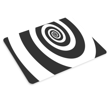 Mouse pad textura ilusión óptica espiral - TenVinilo