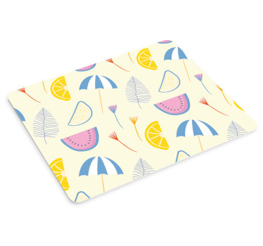 Mouse pad textura elementos brillantes de verano - TenVinilo