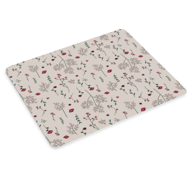 Mouse pad textura con diseño floral - TenVinilo
