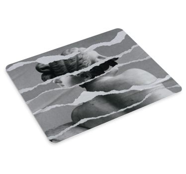 Mouse pad original composición de retrato rasgado - TenVinilo