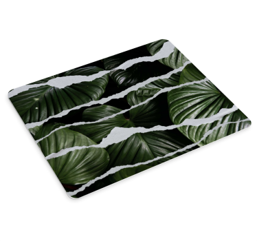 Mouse pad original texturas de hojas rasgadas - TenVinilo