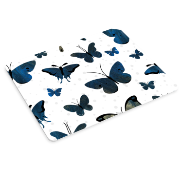 Mouse pad textura elegante patrón de mariposa - TenVinilo