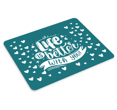 Mouse pad frases expresión sentida de la vida - TenVinilo