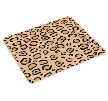 Mouse pad textura estampado de leopardo - TenVinilo
