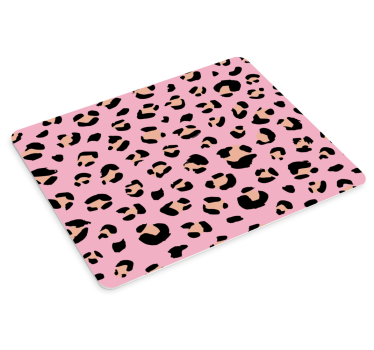 Mouse pad textura estampado de leopardo elegante - TenVinilo