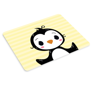 Alfombrillas de ratón originales Lindo bebé pingüino - TenVinilo