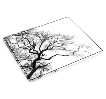 Mouse pad textura silueta de ramas desnudas - TenVinilo