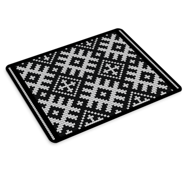 Mouse pad textura patrón de tejido geométrico - TenVinilo