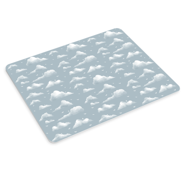 Mouse pad textura patrón de nubes esponjosas - TenVinilo