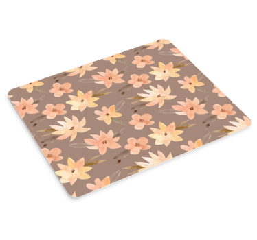 Mouse pad textura mezcla floral de colores - TenVinilo