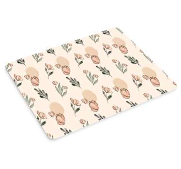 Mouse pad textura superficie texturizada floral - TenVinilo
