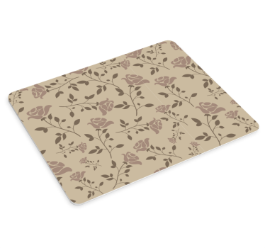Mouse pad textura componente flora elegante - TenVinilo