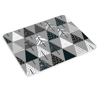 Mouse pad textura motivo de árbol geométrico - TenVinilo