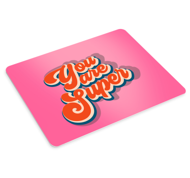 Mouse pad frases soy capaz de lograr mis metas - TenVinilo