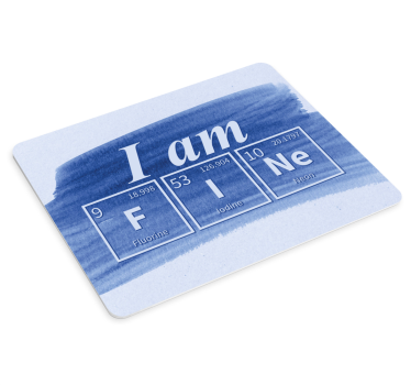 Mouse pad frases tabla periódica cita - TenVinilo
