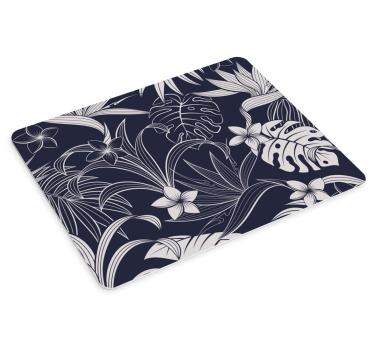 Mouse pad textura motivos tropicales florales - TenVinilo