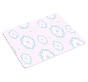 Mouse pad textura fondo floral - TenVinilo