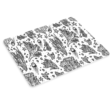 Mouse pad textura vida marina coral - TenVinilo