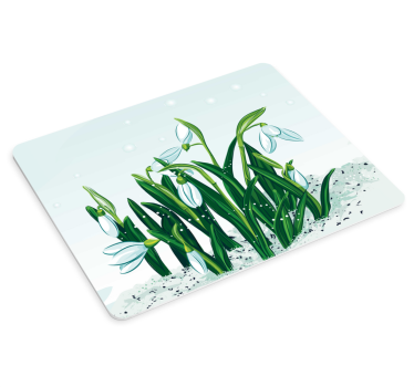 Mouse pad original campanillas en flor - TenVinilo
