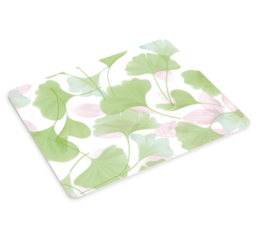 Mouse pad textura remolinos de hoja de ginkgo - TenVinilo