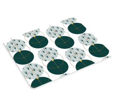 Mouse pad textura formas circulares geométricas - TenVinilo