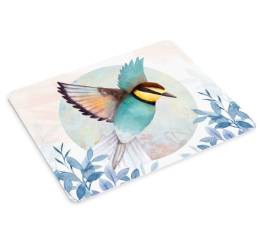 Mouse pad original vuelo de pájaros coloridos - TenVinilo