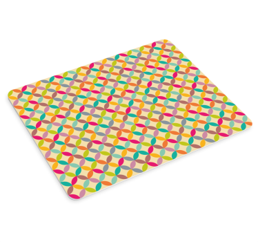 Mouse pad textura formas angulares vibrantes - TenVinilo